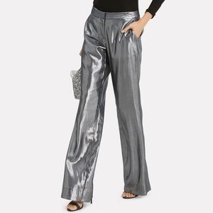 Derek Lam 10 Crosby Silver Trouser